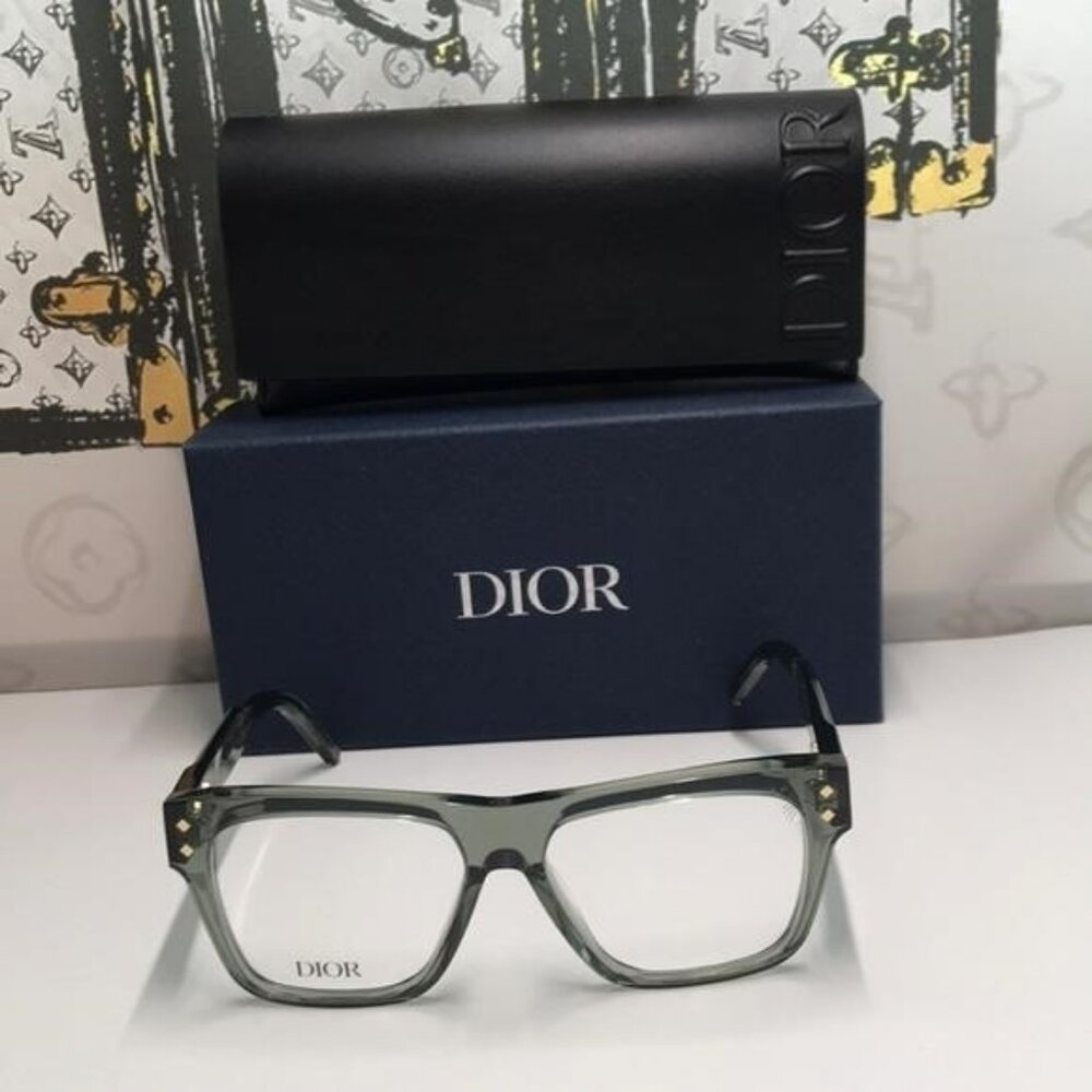 New Authentic Dior Square/Rectangle Green  CD DIAMONDO S61 - Picture 7 of 13